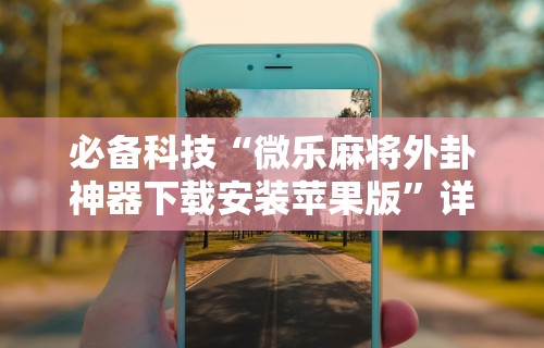最新教程“玩呗麻将挂辅助挂方法”-详细教程