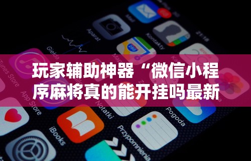 玩家实测“微乐内蒙麻将外卦	”详细开挂玩法