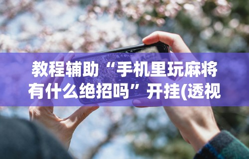 教程辅助“手机里玩麻将有什么绝招吗	”开挂(透视)辅助教程