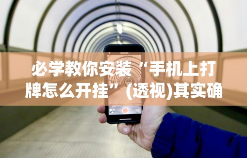 实操教程“微乐长沙麻将有开挂	”(透视)开挂辅助脚本+详细开挂安装教程