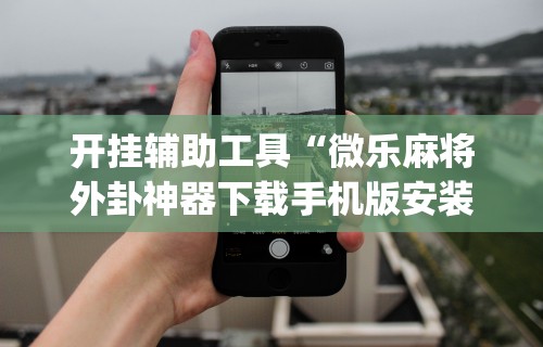 [实测]“微乐麻将可以装挂吗”开挂(透视)辅助教程