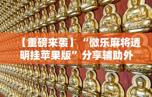 【重磅来袭】“微乐麻将透明挂苹果版”分享辅助外挂教程
