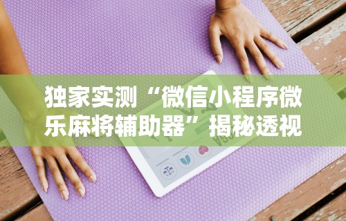 独家实测“微信小程序微乐麻将辅助器”揭秘透视辅助万能挂