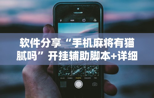软件分享“手机麻将有猫腻吗	”开挂辅助脚本+详细开挂安装教程