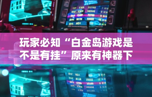 4分钟讲解"白金岛游戏是不是有挂”(透视)其实真的有挂