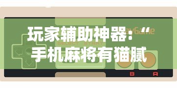 【玩家必看】“微信开心泉州麻将小程序破解”作弊(透视)透视辅助