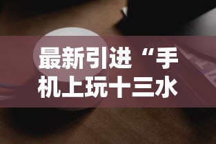 最新引进“手机上玩十三水能不能开挂”科技辅助神器手机版教程