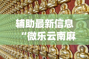辅助最新信息“微乐云南麻将为什么一直输”(透视)开挂详细教程