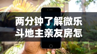 两分钟了解微乐斗地主亲友房怎么能拿到好牌呢”科技辅助神器手机版教程